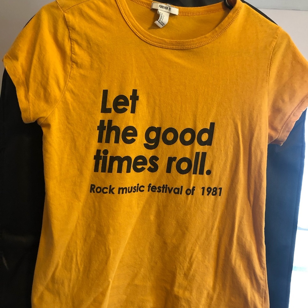 Yellow Graphic Tee